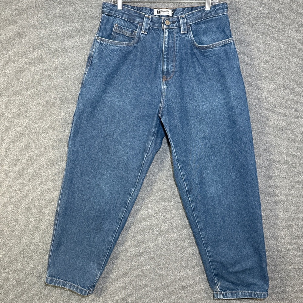 MONET Skateboards Jeans Mens 30 Baggy Drawstrings‎ Carpenter Pockets